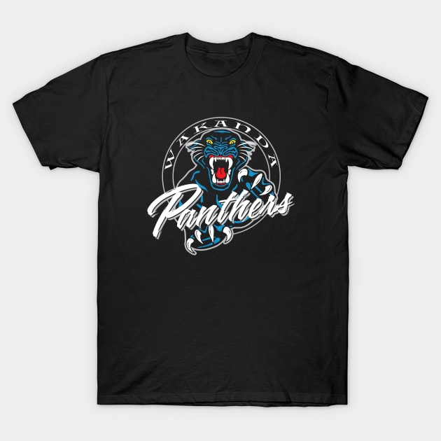 Wakanda Panthers T-Shirt by Alema Art